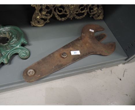 A large fold out spanner