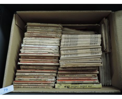 A selection of ordnance survey guides and maps 