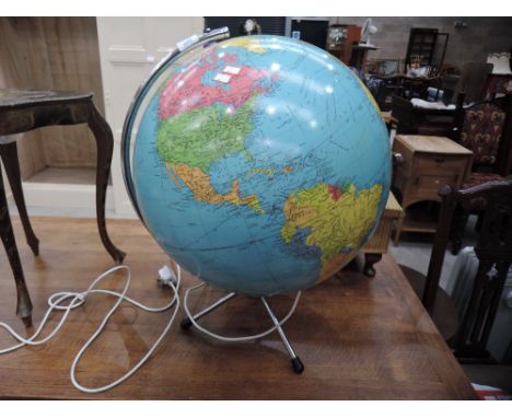 A vintage Philips' terrestrial globe