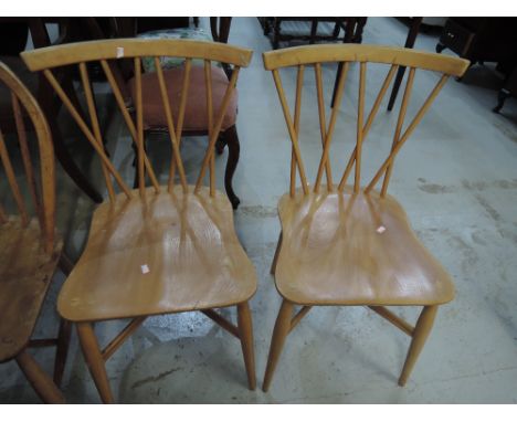 A pair of Ercol kicthen chairs