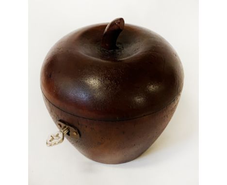 WOOD APPLE TEA CADDY
