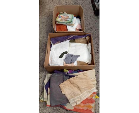 2 CARTONS OF MISC TEXTILES