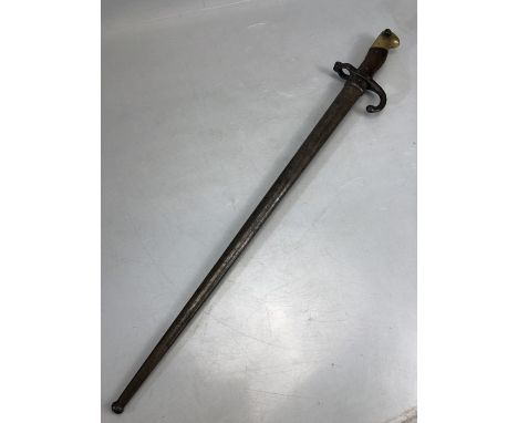 French Bayonet in Scabbard inscribed St Etienne march 1876