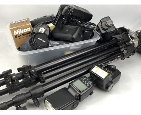 Camera Equipments to include Nikon Lenses, filters, Manfrotto tripod etc
