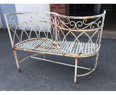 Wrought Iron Kissing bench Garden Bench 