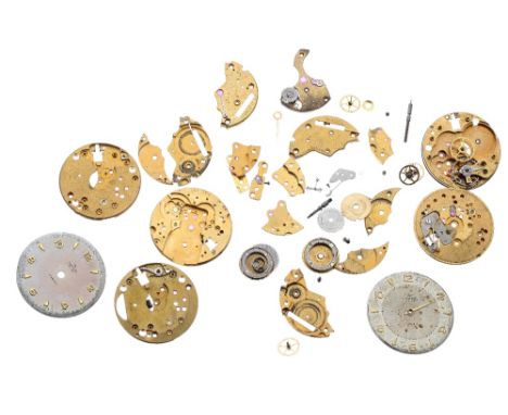 Smiths - selection of manual wind watch parts
