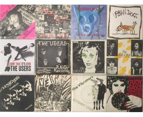 PUNK/ ALT/ INDIE 7" COLLECTION (U TO Z ARTISTS). A smashing collection of around 39 7" singles. All artists beginning with th