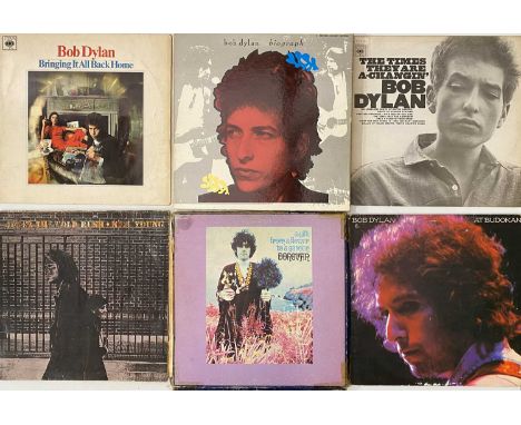 FOLK / FOLK ROCK / JAZZ / BLUES - LP COLLECTION. A collection of around 60 x LPs. Artists/ Titles include Bob Dylan inc Biogr