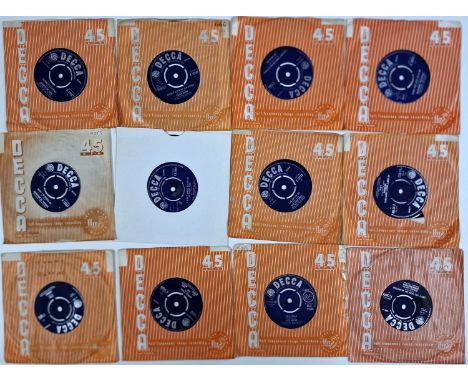 DECCA 7" COLLECTION (1963-66 RELEASES). A quality collection of around 120 7" singles released on Decca records between 1963 