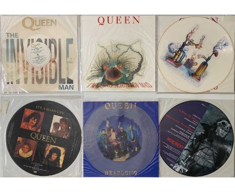 QUEEN - PICTURE / SHAPED DISKS PACK. A pack of 9 x picture / shaped disks. Titles are Innuendo (Expolosive Version), I'm Goin