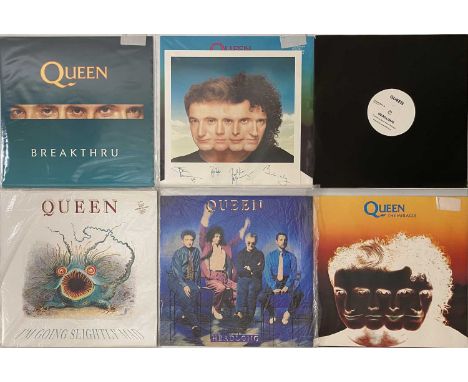 QUEEN - 12" COLLECTION. A super collection of around 43 x (almost entirely) 12" including overseas and private pressings. Tit