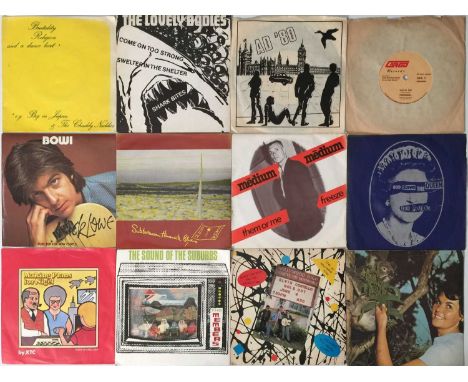 PUNK/WAVE/SYNTH/COOL POP - 7" COLLECTION (INC. RARITIES). Smart collection of 29 x 7" including rarities. Artists/titles incl