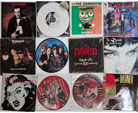 PUNK/NEW WAVE - 7". Powerful collection of around 72 x classic Punk and Wave 45s. To include The Damned/related (x14) inc. Ne