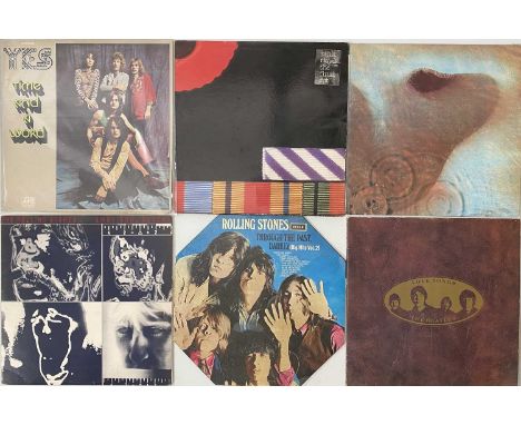 PROG/CLASSIC ROCK - LP SELECTION. Cool pack of 8  classic LPs. Titles are Pink Floyd (x3) - Meddle (SHVL 795 A4/B3 - clean Ex