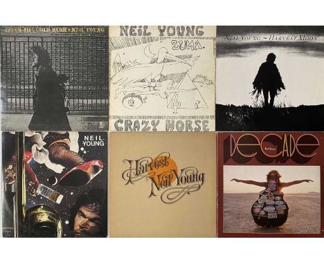 CSN/ BOB DYLAN AND RELATED - LP COLLECTION. A smashing collection of 43 LPs. Artists/ titles include Neil Young (x7) inc Harv