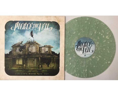 PIERCE THE VEIL - COLLIDE WITH THE SKY LP (FRL 39166-1). A lovely copy of the 'coke bottle green with bone splatter' edition 