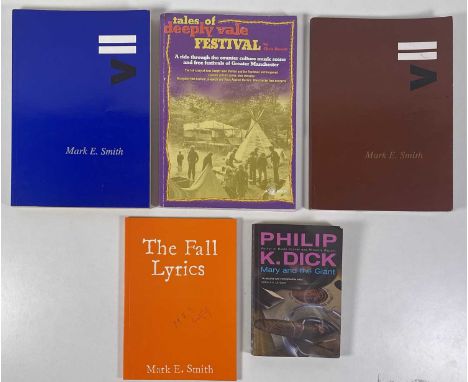 A selection of books personally owned by Mark E. Smith to inc: Wulf Teichmann's translations of 'Lyrics' inscribed to front b