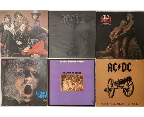 ROCK LP COLLECTION. A smashing collection of 41 rock LPs. Artists/ titles include Black Sabbath - The Eternal Idol (VERH 51, 