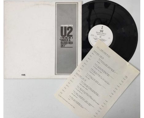 U2 - A DIALOGUE WITH U2 LP (ORIGINAL UK 1983 PROMO - U2-1). Highly limited edition original 1983 UK promo LP from U2. Number 