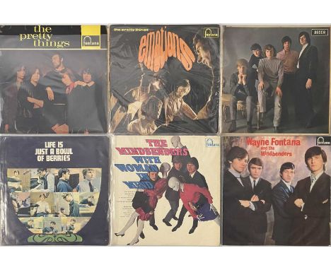 60s LPs (WITH RARITIES). Top pack of 9 x original UK LPs with choice rarities! To include Them - The Angry Young Them (mono L