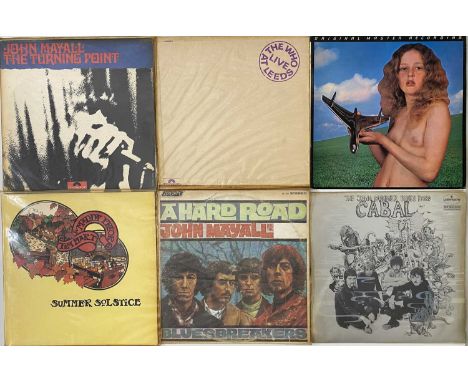 CLASSIC/ BLUES/ PROG - ROCK LP/ 7" COLLECTION. A collection of around 60 rock LPs 7". Artists/ titles include Blind Faith - S