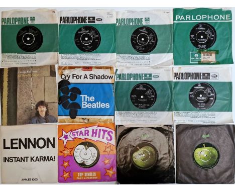 THE BEATLES/SOLO - 7" COLLECTION (WITH MY SWEET LORD DEMO). Ace collection of around 69 x 7" with a demo rarity! To include G