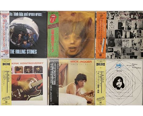 ROCK / POP - JAPANESE PRESSINGS - LP COLLECTION. A collection of 52 x LPs. Artists/ Titles include The Rolling Stones inc Exi