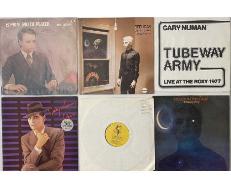 GARY NUMAN/TUBEWAY ARMY - LP/7" COLLECTION (WITH OVERSEAS AND PRIVATE RARITIES). Feeling electric with 6 x LPs plus 3 x 7" fr