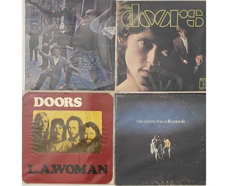 THE DOORS - LP COLLECTION (ORIGINAL/EARLY UK &amp; US COPIES). Brill set of 4 x original title LPs from The Doors, mainly to 