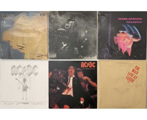 ROCK - LP COLLECTION. A collection of around 54 x (almost entirely) LPs. Artists/ Titles include Black Sabbath - Paranoid, Th