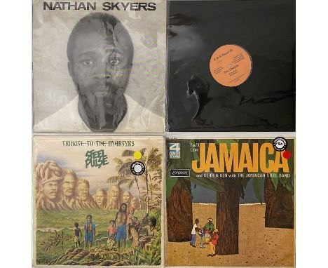 REGGAE - RARITIES. A pack of 1 x 12" and 3 x LPs. Artists/ Titles are N. McCoy &amp; The Albaniand - The People / Talk To The