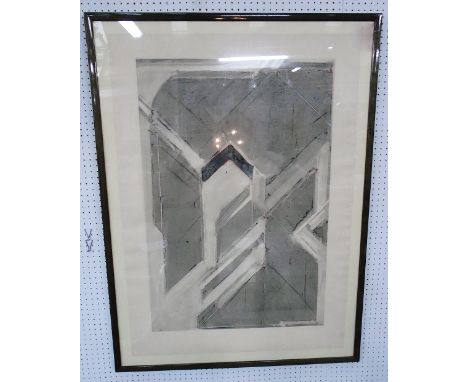 ROSEMARY CULLUM, Untitled, lithograph, dated 1982, 105cm x 75cm, framed and glazed.