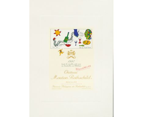 NIKI DE SAINT PHALLE, 'Cou Cou Philippine', lithograph in colours, 1997, signed in the stone by the artist and by Phillipe de