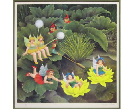 BERYL COOK (British, 1928-2008), 'Fairies and Pixies', lithograph in colours, published by Alexander Gallery, 288/650, 44cm x