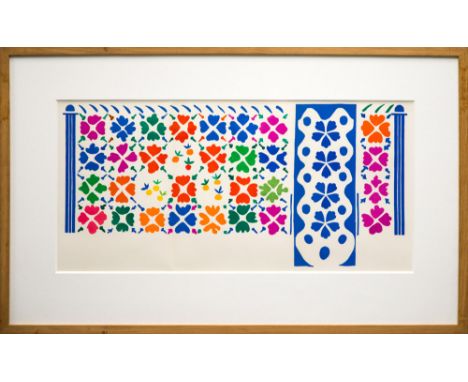 HENRI MATISSE, 'Decoration-fruits', original lithograph from the 1954 edition after Matisse's cut-outs, printed by Mourlot, 3