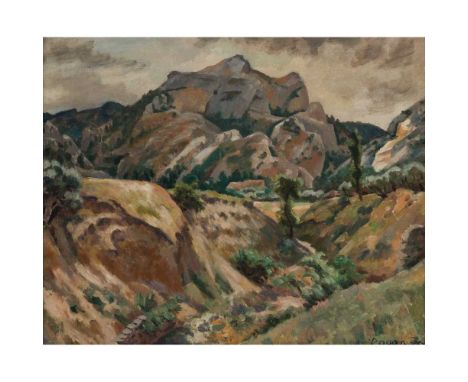 ROGER FRY (BRITISH 1866-1934) THE RAVINE, THE ALPILLES, CIRCA 1932-33 oil on canvas, signedDimensions:54cm (21 1/4in), 65cm (