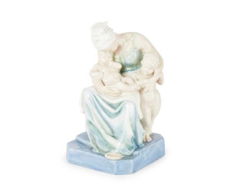JOHN WADSWORTH (BRITISH 1879-1955) FOR ROYAL WORCESTER THE MOTHER, 1932 porcelain, printed 'ROYAL WORCESTER MADE IN ENGLAND' 
