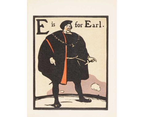 SIR WILLIAM NICHOLSON (BRITISH 1872-1949) AN ALPHABET London: William Heinemann, 1898.original cloth-backed pictorial boards,