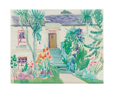 JESSIE MARION KING (SCOTTISH 1875-1949) COTTAGE GARDEN watercolour, signed Dimensions:23cm (9in), 28.5cm (11 1/4in)Provenance