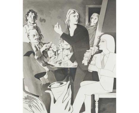 § RICHARD HAMILTON C.H. (BRITISH 1922-2011) IN HORNE'S HOUSE, 1981 Etching, engraving and aquatint, 10/120, signed, dated, in