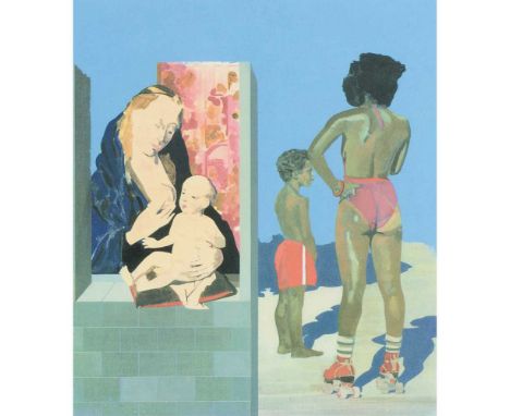 § SIR PETER BLAKE C.B.E., R.A. (BRITISH 1932-) MADONNA ON VENICE BEACH II, 1996 Screenprint, 97/100, signed and numbered in p