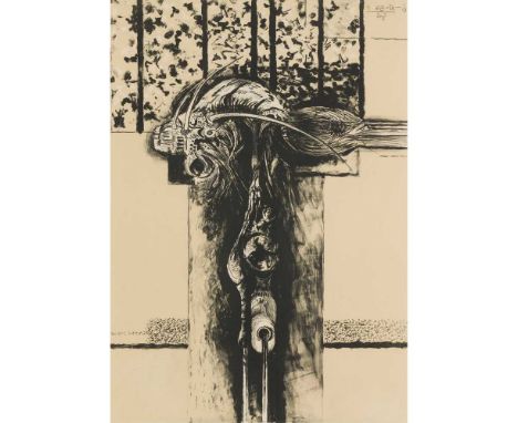 § GRAHAM  SUTHERLAND  O.M. (BRITISH 1903-1980) PREDATORY FORM, 1953 (TASSI 57) Lithograph, ed. 75, initialled in plate Dimens