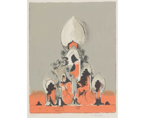 § GRAHAM SUTHERLAND O.M. (BRITISH 1903-1980) THE CATHEDRAL, 1974 (TASSI 160) Lithograph, 18/75, signed and numbered in pencil