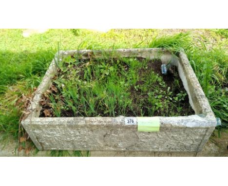 A lathe vintage stone planter COLLECT ONLY