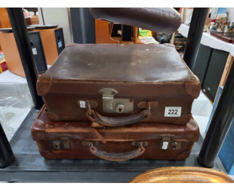 2 small vintage cases COLLECT ONLY 