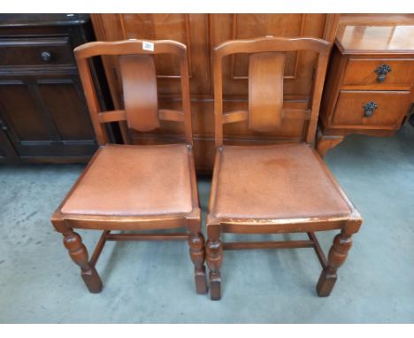 A pair of vintage chairs COLLECT ONLY 