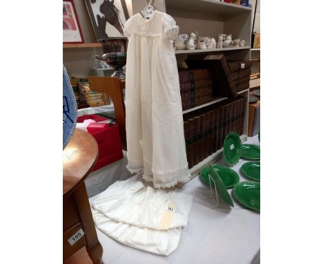 A vintage Christening gown &amp; 2 others