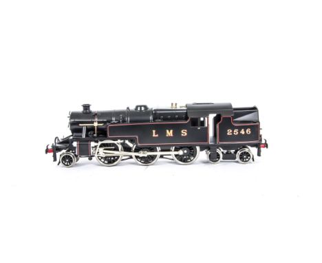 An ACE Trains O Gauge Type E8 Stanier 2-6-4 Tank Locomotive, the 2-cylinder variant in lined LMS satin black as no 2546, E, o