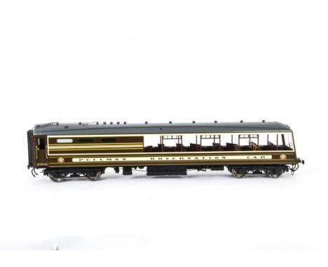 A Gauge I Finescale Pullman Car 'Devon Belle Observation Car' (3b) by Golden Age Models, Made in Korea by F M Models, finishe