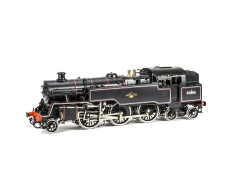 A Gauge I Live Steam Radio-Controlled BR Standard Class 4 2-6-4 Tank Locomotive by Bowande (Wuhu) and Display Case, designed 